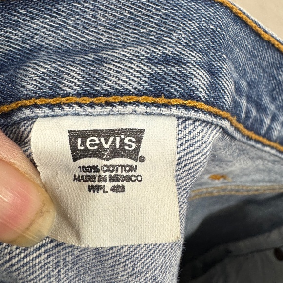 Levi's Jeams Mens Size 38 L34 501 Red Tab Button Fly 5 Pocket Straight Leg - Picture 10 of 10